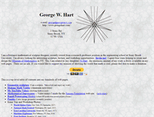 Tablet Screenshot of georgehart.com